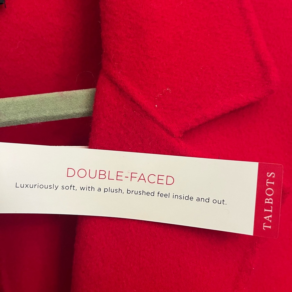 Talbots Red Wool Jacket - Picture 3 of 3